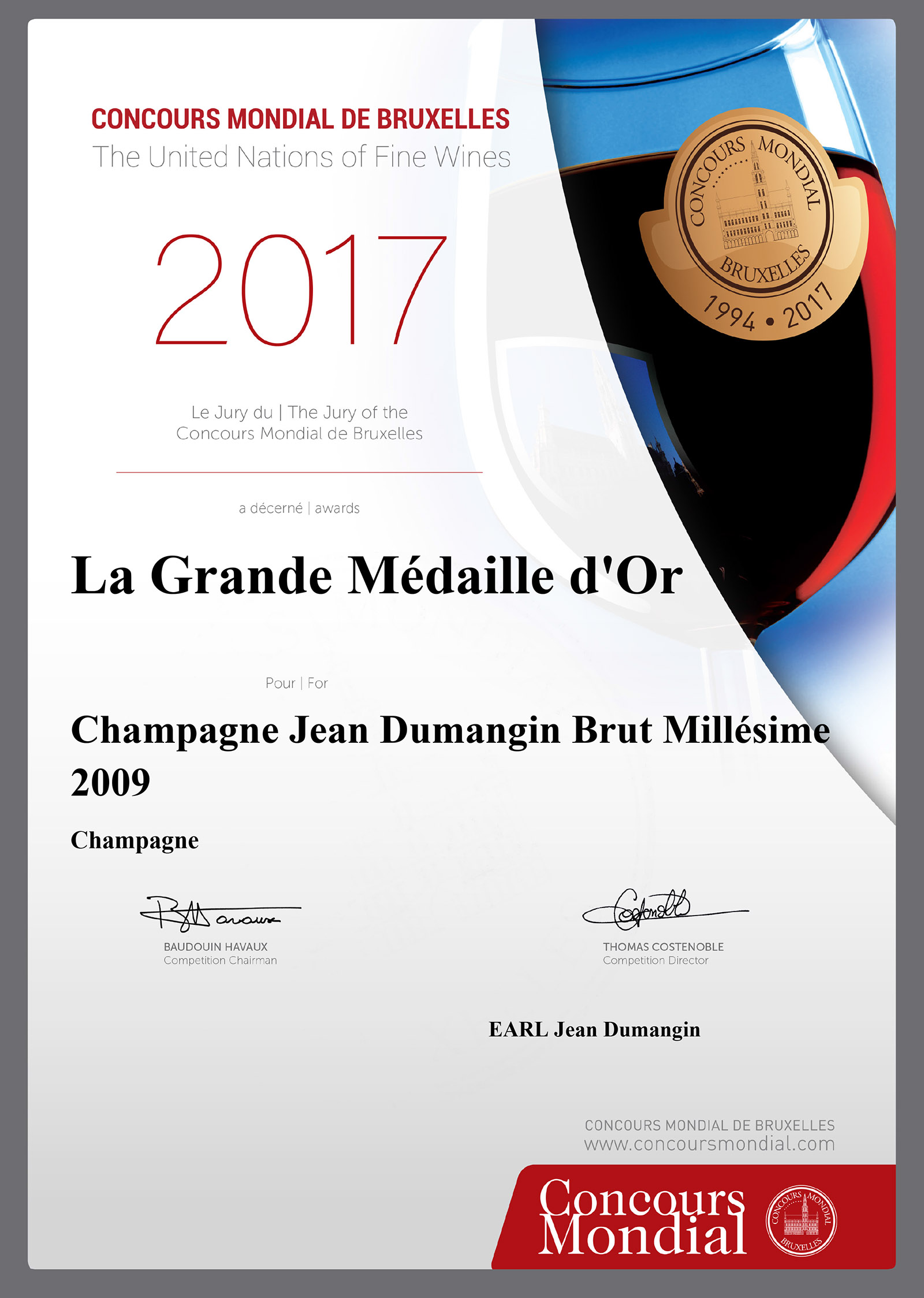 Médailles 2021